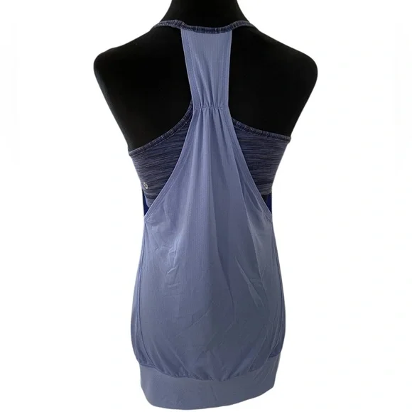 Lululemon No Limits tank lullaby Size 6, two Toned Blue - Picture 4 of 8
